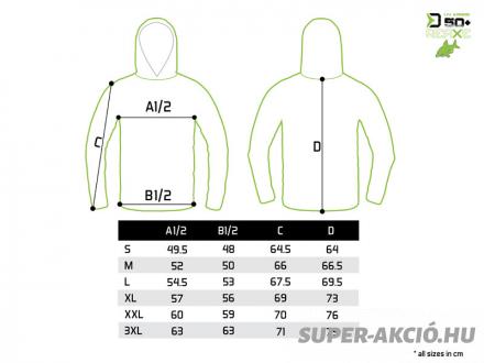 Delphin Armor Kapucnis Hosszú Ujjú Póló Fehér Xxxl 4