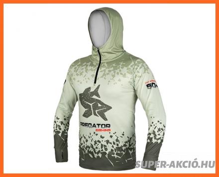 Delphin Armor Kapucnis Hosszú Ujjú Póló Zöld Xl