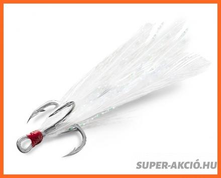 Delphin Bird Hook Tollas Műcsali Fehér 8-as Horoggal 3db/csomag