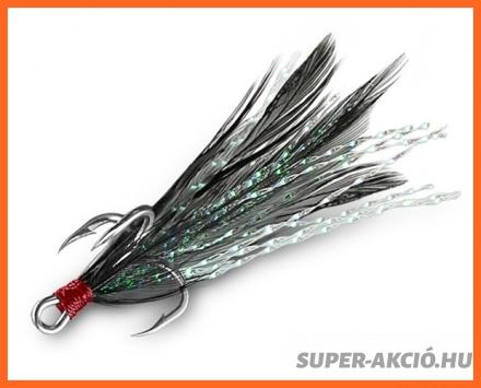Delphin Bird Hook Tollas Műcsali Fekete 6-os Horoggal 3db/csomag