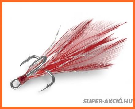 Delphin Bird Hook Tollas Műcsali Piros 8-as Horoggal 3db/csomag