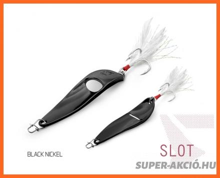 Delphin Slot Horgász Villantó Black Nikkel 20g 4-es Horoggal 1db/csomag