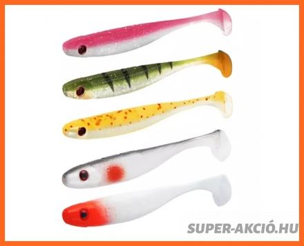 Delphin Bomb Rippa Műcsali Gumihal Vegyes 10cm 5db/csomag