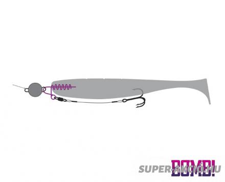 Delphin Bomb Twister Horgász Kapocs 5db 3
