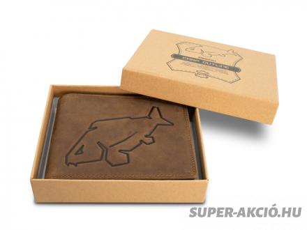 Delphin Carp Outline Bőr Pénztárca Horgász Ajándék 4