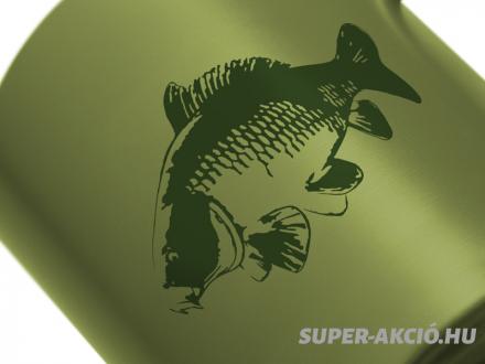 Delphin Carp Rozsdamentes Bögre Horgász Ajándék 3