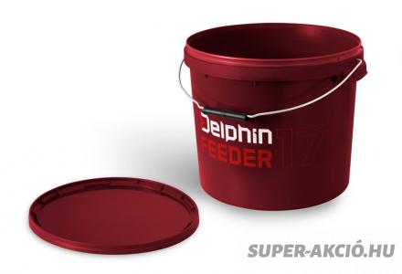 Delphin Carpath Kerek Alakú Fedeles Horgász Vödör 17 Literes 2