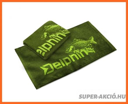 Delphin Carper Dry Hands Pamut Kéztörlő Horgász Ajándék