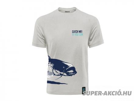 Delphin Catch Me Harcsa Mintás Horgász Póló XXL-es 3