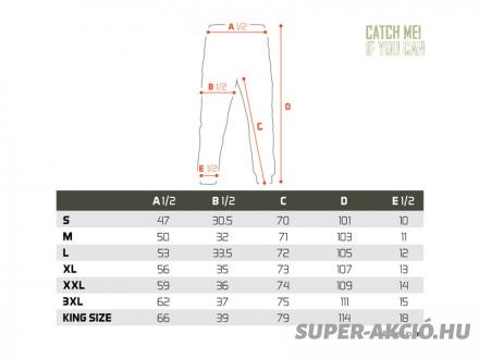 Delphin Catch Me Carp Nx Horgász Melegítőnadrág Xl 4