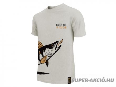 Delphin Catch Me Süllő Mintás Horgász Póló XL-es 1