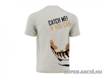 Delphin Catch Me Süllő Mintás Horgász Póló XXXL-es King Size 4