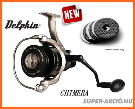 Delphin Chimera 40-es 6+1 Csapágyas, Nyeletőfékes Orsó