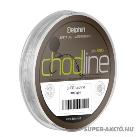 Delphin Chod Hardline Monofil Horgász Előkezsinór 25m 0,40mm 1