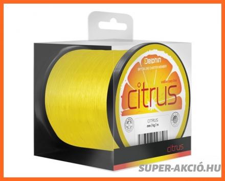 Delphin Citrus Monofil Horgász Zsinór Sárga 1200m 0,30mm 6,81Kg