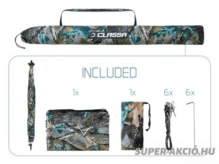 Delphin Classa Camo Sátras Horgász Ernyő 250cm 7