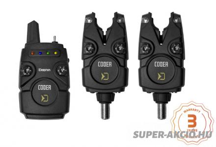Delphin Coder Elektromos Kapásjelző Szett 2+1 2