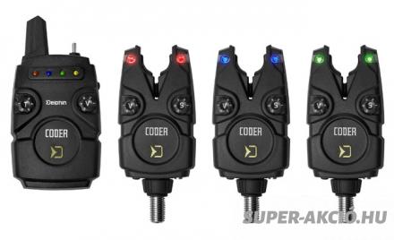 Delphin Coder Elektromos Kapásjelző Szett 3+1 2
