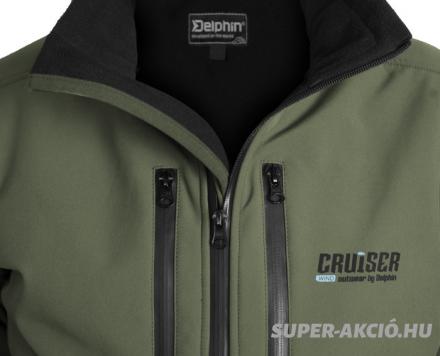 Delphin Cruiser Wind Softshell Kabát XL-es, Horgász Ruha 4