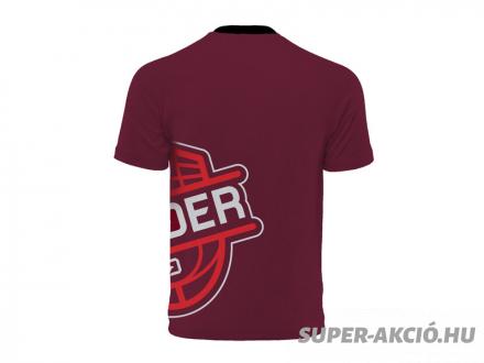 Delphin Bordó Színű Feeder Mintás Horgász Póló L-es 3