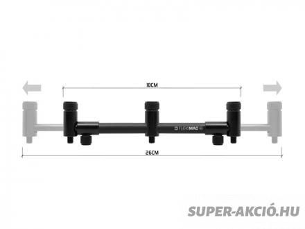 Delphin Flexi Mag Állítható Kereszttartó Egység 25-35cm 1db/csomag 3