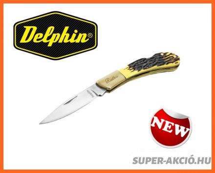 Delphin Folding Retro Horgász Kés