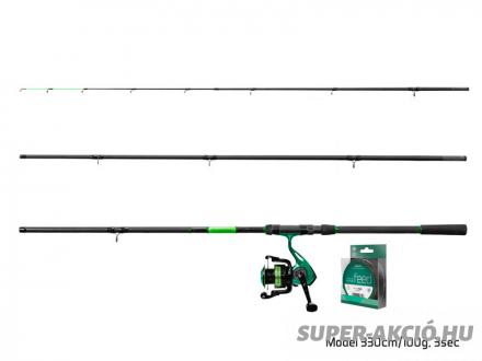 Delphin Green Teljes Feeder Horgász Szett 330cm 100g 1