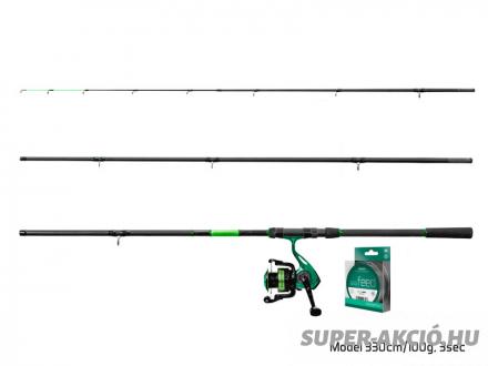 Delphin Green Teljes Feeder Horgászbot Szett 360cm 100g 2