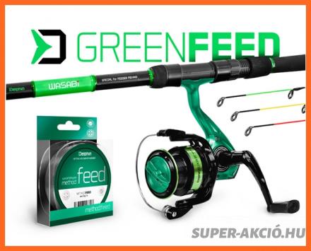 Delphin Green Teljes Feeder Horgászbot Szett 360cm 100g