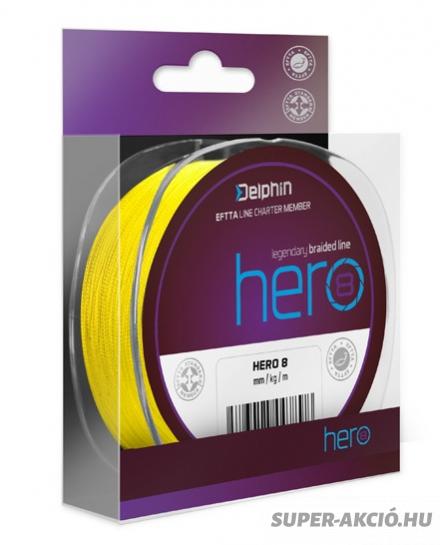 Delphin Hero 8 Szálas Fonott Zsinór 117m 0,40mm 2