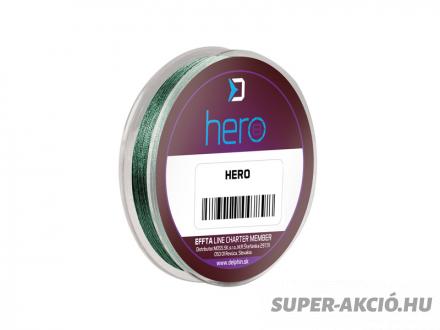 Delphin Hero 8 Green Fonott Előkezsinór 15m 0,14mm 2
