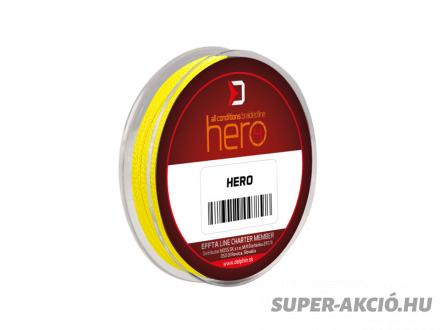 Delphin Hero 4 Yellow Horgász Előkezsinór Sárga 15m 0,14mm 1