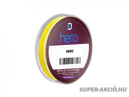 Delphin Hero 8 Yellow Fonott Előkezsinór Sárga 15m 0,25mm 2