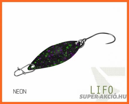 Delphin Lifo Horgász Villantó Neon 8-as Horog 2,5g 1db/csomag