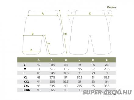Delphin Logos Horgász Rövidnadrág M 4