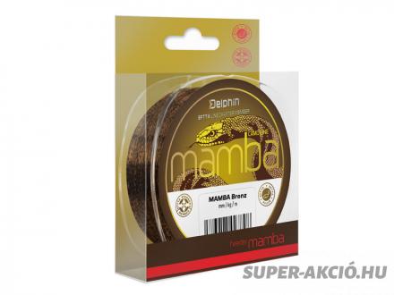 Delphin Mamba 3D Monofil Feeder Horgász Zsinór Bronz 200m 0,16mm 2,5Kg 2