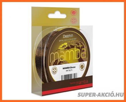 ​​​​​​​Delphin Mamba 3D Monofil Feeder Horgász Zsinór Bronz 300m 0,16mm 2,5Kg 