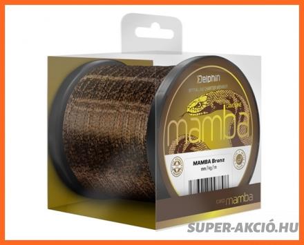 Delphin Mamba Carp 3D Monofil Horgász Zsinór Bronz 1200m 0,26mm 5,2Kg