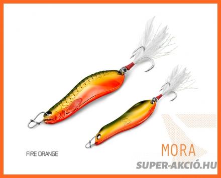 Delphin Mora Horgász Villantó Fire Orange 30g 4-es Horoggal 1db/csomag