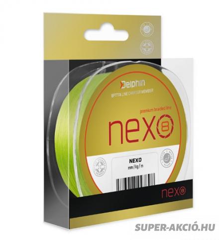 Delphin Nexo 8 Szálas Fluo Sárga 130m 0,10mm Fonott Zsinór 2