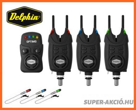 Delphin Optimo 9V 3+1 Elektromos Kapásjelző Szettben