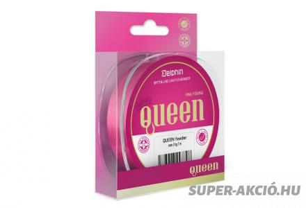 Delphin Queen Feeder Rózsaszín Monofil Horgász Zsinór 300m 0,28mm 5,9Kg 1