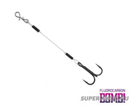Delphin Bomb Twisto Rablóhalas Kész Szerelék 6-os Horoggal 3db 10cm 2