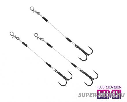 Delphin Bomb Twisto Rablóhalas Kész Szerelék 6-os Horoggal 3db 10cm 4
