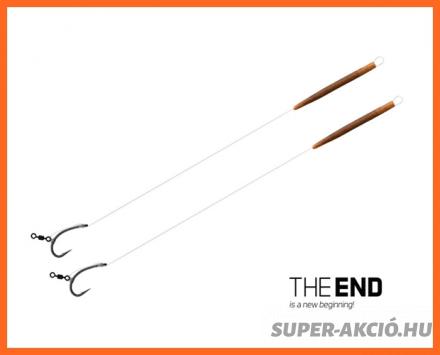 Delphin The End D Rig Előkötött Horog 20cm 17Lbs 6-os Horoggal