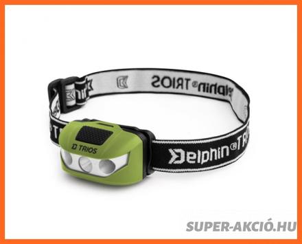 Delphin Trios Horgász Fejlámpa