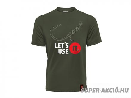 Delphin Use It Póló Zöld Horgász Ruházat S 2