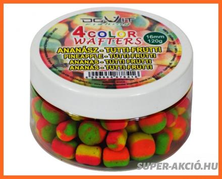 Dovit 4 Color Wafters Horgász Pellet Ananász Tutti Frutti 16mm 120g