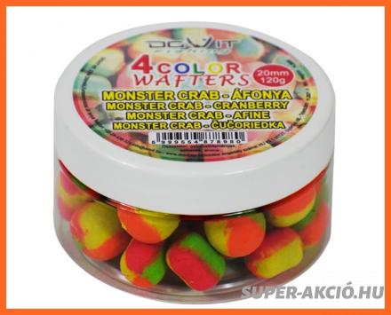 Dovit 4 Color Wafters Horgász Pellet Monster Crab Áfonya 20mm 120g