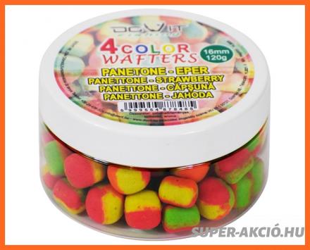Dovit 4 Color Wafters Horgász Pellet Panettone Eper 16mm 120g